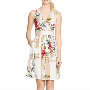 COPY - Floral White House Black Market Dress With…